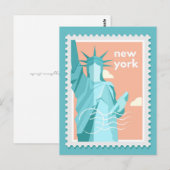 New York Briefkaart (Voorkant / Achterkant)
