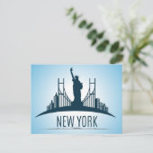 New York Briefkaart (Staand voorkant)