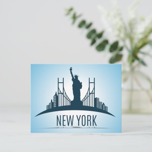 New York Briefkaart (Staand voorkant)