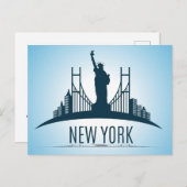 New York Briefkaart (Voorkant / Achterkant)
