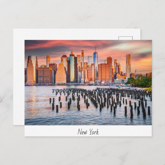 New York Briefkaart (Voorkant / Achterkant)