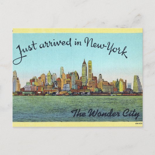 , New York. Briefkaart (Voorkant)