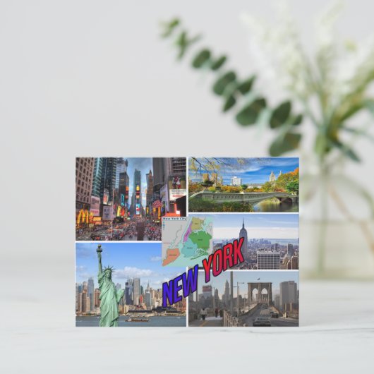 New York Briefkaart (Staand voorkant)