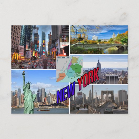 New York Briefkaart (Voorkant)