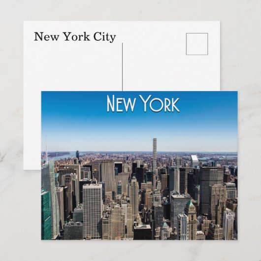 New York Briefkaart (Voorkant / Achterkant)