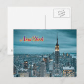 New York Briefkaart (Voorkant / Achterkant)