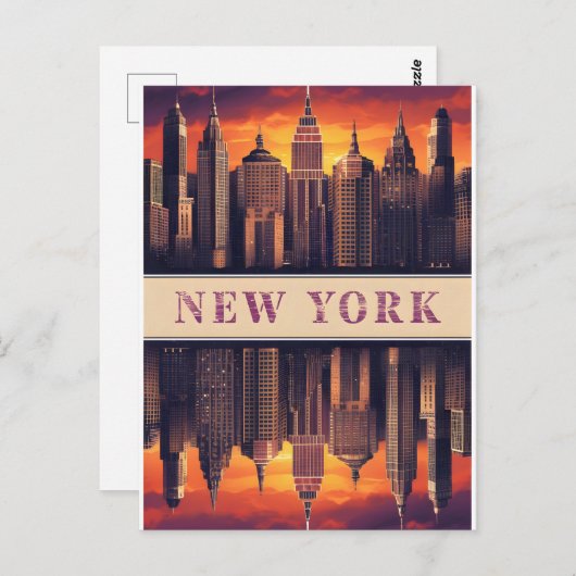 new york briefkaart (Voorkant / Achterkant)