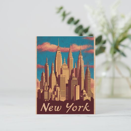  New York Briefkaart (Staand voorkant)