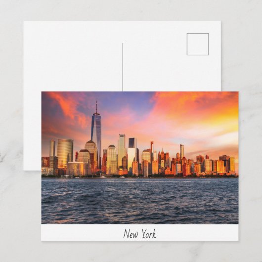 New York Briefkaart (Voorkant / Achterkant)