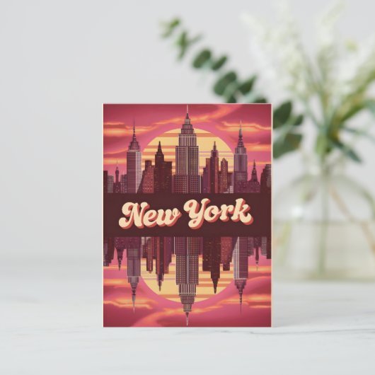 new york briefkaart (Staand voorkant)