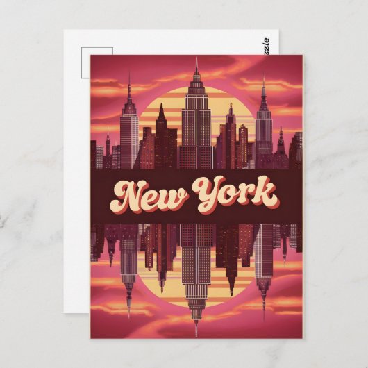 new york briefkaart (Voorkant / Achterkant)