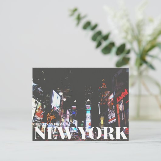 New York Briefkaart (Staand voorkant)