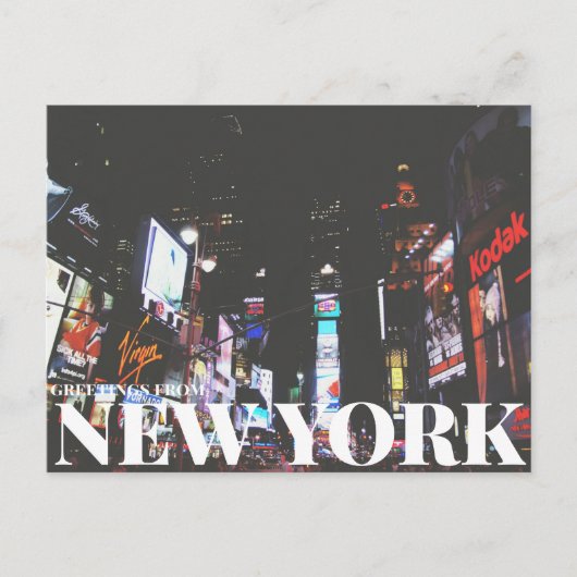 New York Briefkaart (Voorkant)
