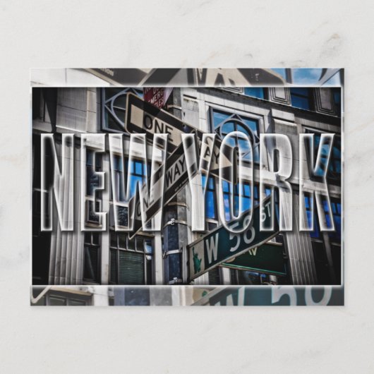 New York briefkaart (Voorkant)