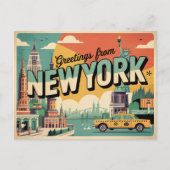 New York Briefkaart (Voorkant)
