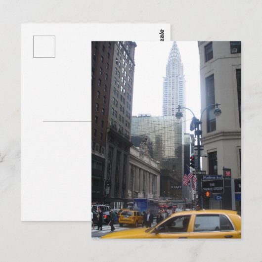 New York Briefkaart (Voorkant / Achterkant)