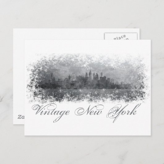 New York Briefkaart (Voorkant / Achterkant)