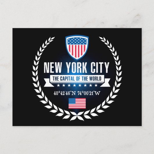 New York Briefkaart (Voorkant)