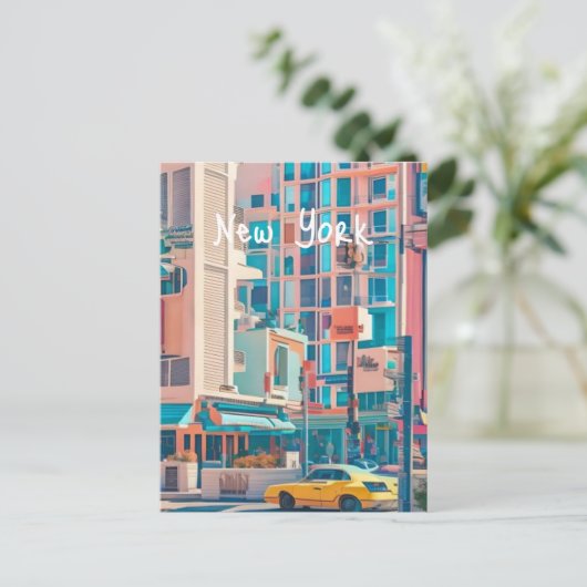 New York Briefkaart (Staand voorkant)