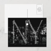 New York Briefkaart Cityscape New York Souvenir Ca (Voorkant / Achterkant)