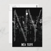New York Briefkaart Cityscape New York Souvenir Ca (Voorkant / Achterkant)