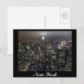 New York Briefkaart Cityscape New York Souvenir Ka (Voorkant / Achterkant)