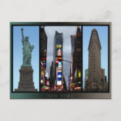 New York Briefkaart New York Landmark Souvenir Car (Voorkant)