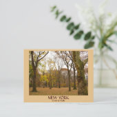 New York Briefkaarten NYC Central Park Briefkaarte (Staand voorkant)