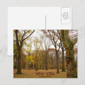 New York Briefkaarten NYC Central Park Briefkaarte (Voorkant / Achterkant)