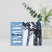 New York-Broadway Briefkaart (Staand voorkant)