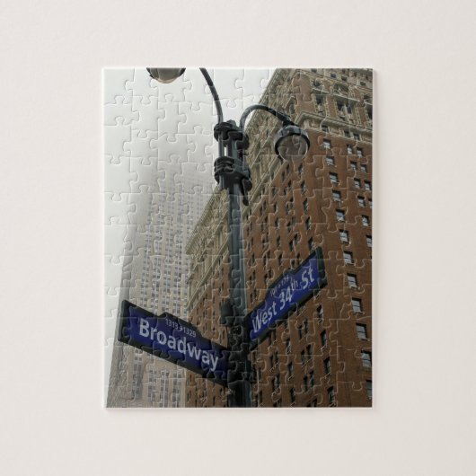 New York - Broadway en 34 - 8 x 10 - 110 pcs. Legpuzzel (Verticaal)