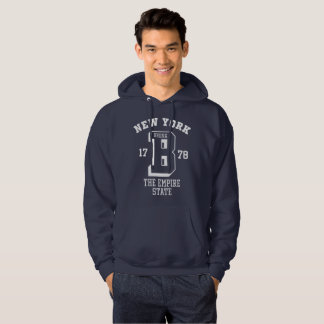 New York Bronx Mannen Basic Hooded Sweatshirt