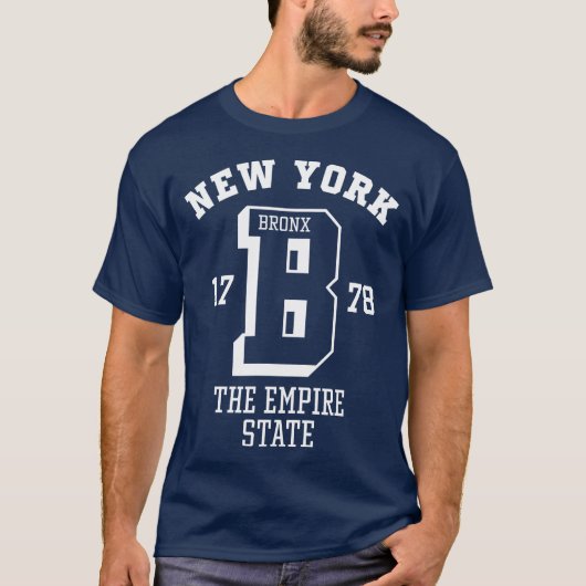 New York Bronx Mannen T-Shirt (Voorkant)