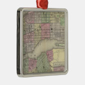 New York, Brooklyn 2 Metalen Ornament (Rechts)