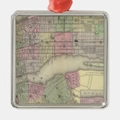 New York, Brooklyn 2 Metalen Ornament (Voorkant)