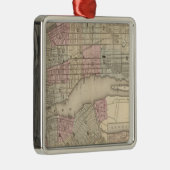 New York, Brooklyn 3 Metalen Ornament (Rechts)