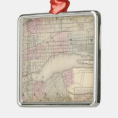 New York, Brooklyn 3 Metalen Ornament (Links)