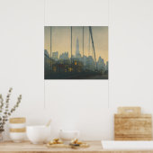 New York - Brooklyn Bridge (1972) - Tavik Poster (Keuken)