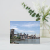 New York - Brooklyn Bridge Briefkaart (Staand voorkant)