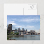 New York - Brooklyn Bridge Briefkaart (Voorkant / Achterkant)