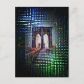New York - Brooklyn Bridge Briefkaart (Voorkant)