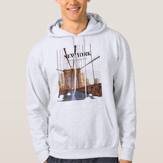 New York Brooklyn Bridge Hoodie (Voorkant)