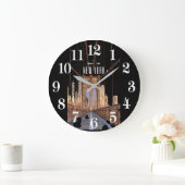 New York Brooklyn Bridge Large Clock Grote Klok (Huis)