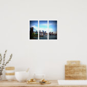 New York - Brooklyn Bridge Poster (Keuken)