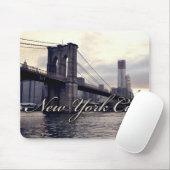 New York Brooklyn Bridge Sunset Mousepad Muismat (Met muis)