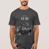 New York Brooklyn Bridge T-shirt (Voorkant)