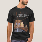 New York Brooklyn Bridge T-shirt (Voorkant)