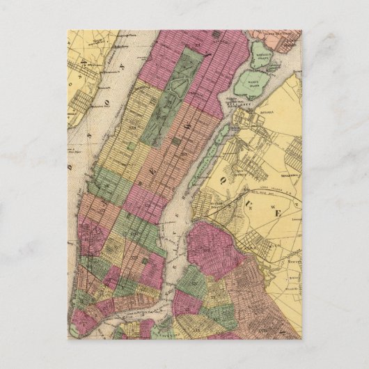 New York, Brooklyn Briefkaart (Voorkant)