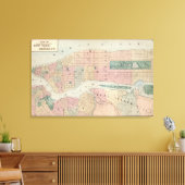 New York, Brooklyn Canvas Afdruk (Insitu (Woonkamer))