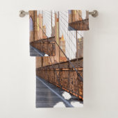 New York Brooklyn Design Bath Towel Set Bad Handdoek (Insitu)